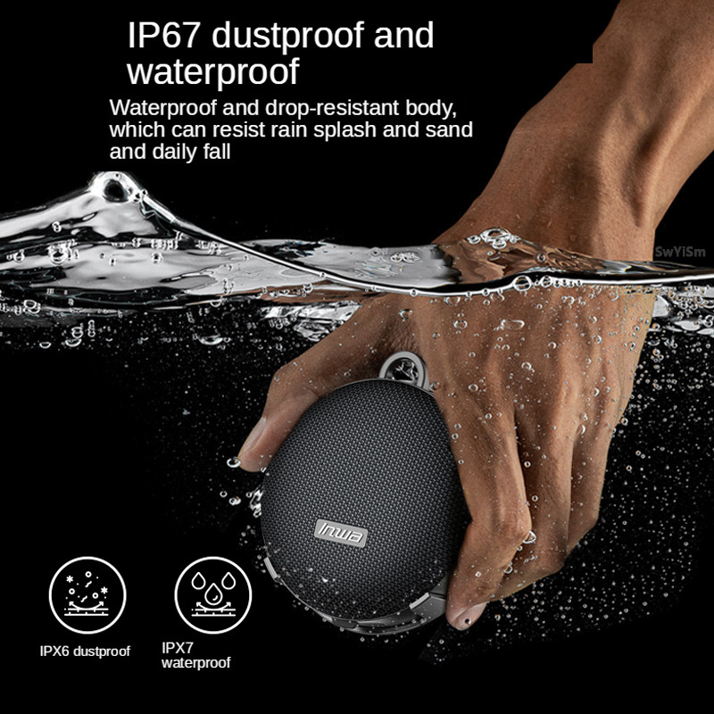 Difuzor Bluetooth pentru ciclism fără fir de mare putere de 8W, IPX7, subwoofer pentru bicicletă, coloană, Apel mâini libere/Mini Boombox TF