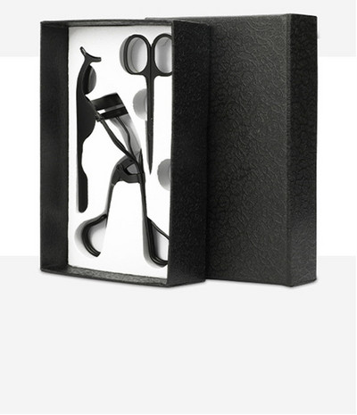 Pensetă pentru sprâncene pentru gene din oțel inoxidabil Flase Eyelash Nipper Instrumente asistente pentru gene Machiaj de frumusețe Set de 4 bucăți Instrumente E1182