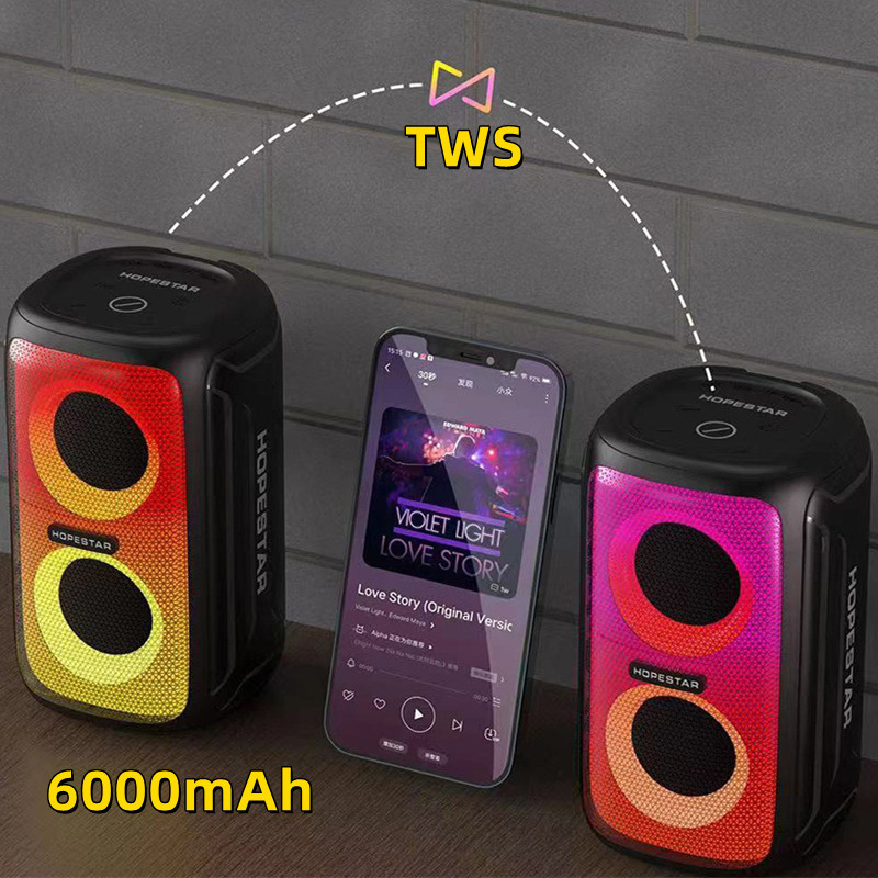 belaidis Bluetooth garsiakalbis nešiojamas garso kolonėlė žaidimas žemų dažnių garsiakalbis Namų kino teatras 3D stereo erdvinis garsas TWS caixa de som kompiuteriui