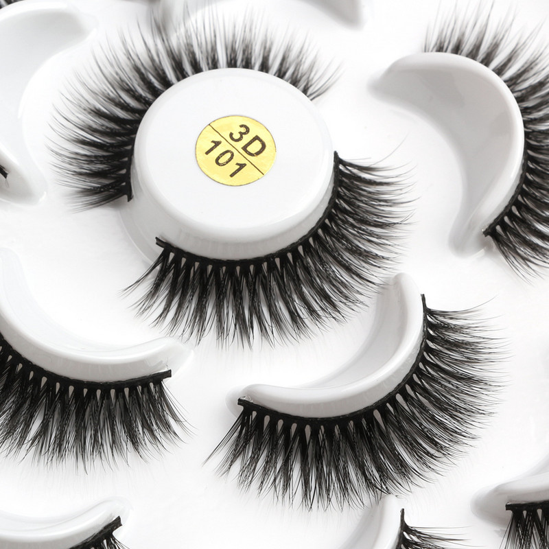 12 porų 3D Mink Lashes Profesionalios rankų darbo netikros blakstienos Natūralios daugkartinio naudojimo storos pūkuotos dirbtinės blakstienos Dirbtinės audinės blakstienos