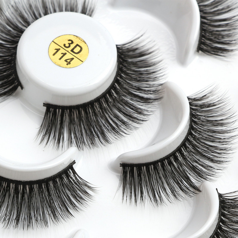 12 porų 3D Mink Lashes Profesionalios rankų darbo netikros blakstienos Natūralios daugkartinio naudojimo storos pūkuotos dirbtinės blakstienos Dirbtinės audinės blakstienos