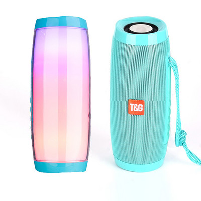 Difuzor cu LED Cutie de sunet portabilă fără fir Bluetooth Bas în aer liber Radio FM Computer Loundspeaker RGB Lumină intermitentă Soundbar TG-157