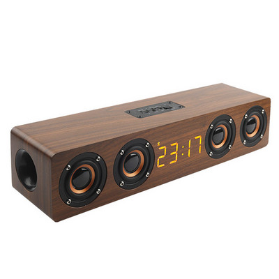 Difuzor Bluetooth Coloană portabilă puternică Home Theatre Ceas Alarmă Difuzoare pentru computer Bară de sunet Subwoofer Boom Box Music Center