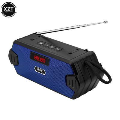 Difuzor portabil fără fir compatibil Bluetooth Difuzor Suport pentru telefon mobil Antenă cu radio FM Difuzor portabil TWS mic