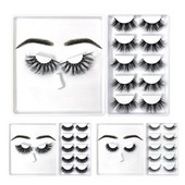 Műszempilla szempilla szett smink szempilla hosszabbító természetes műszempilla nerc Mesterséges valósághű 3D szempilla tömeges szett