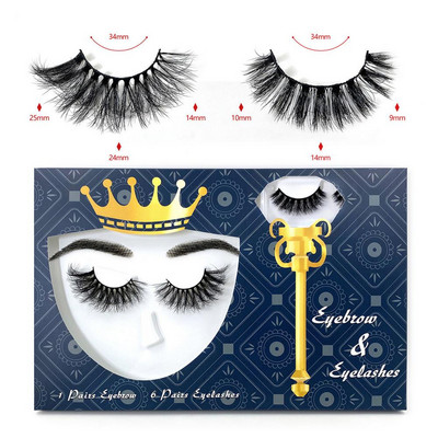 Műszempilla szempilla szett smink szempilla hosszabbító természetes műszempilla nerc Mesterséges valósághű 3D szempilla tömeges szett