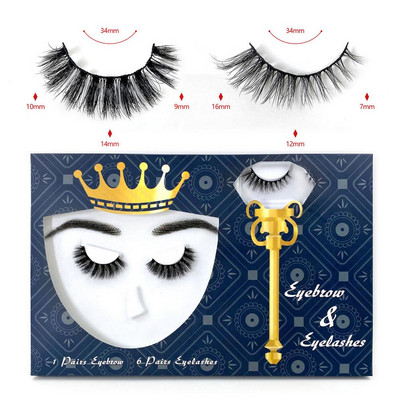 Műszempilla szempilla szett smink szempilla hosszabbító természetes műszempilla nerc Mesterséges valósághű 3D szempilla tömeges szett