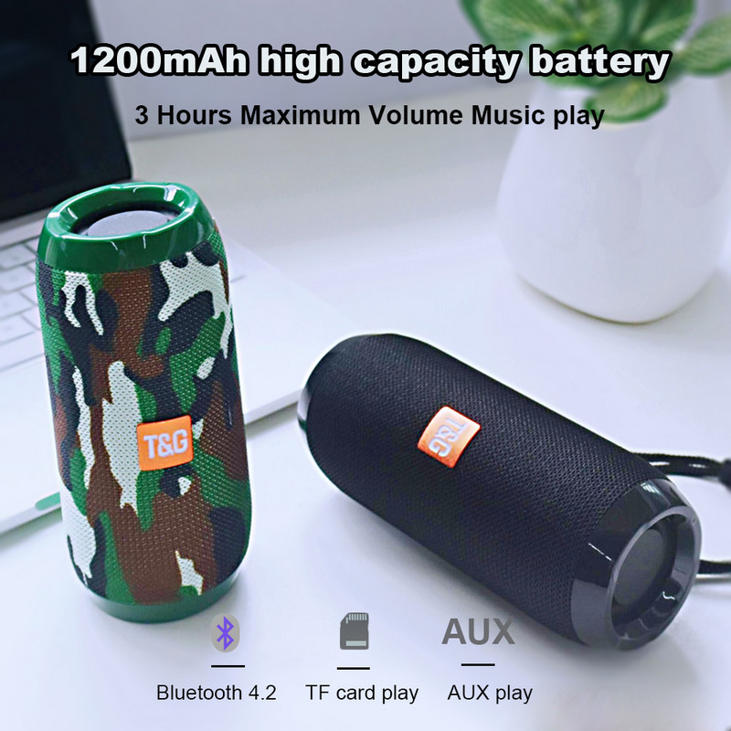 Difuzoare Bluetooth fără fir de mare putere Cutie de sunet portabilă puternică Subwoofer Audio auto Bas Player Mp3 Sistem de sunet Radio FM