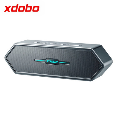 XDOBO 1983 50 W didelės galios „Bluetooth“ žaidimų garsiakalbiai TWS 3D stereo žemųjų dažnių garsiakalbis belaidis garso kolonėlė, nešiojama lauke, atspari vandeniui