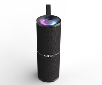 WISE TIGER Преносим високоговорител Безжичен Bluetooth-съвместим субуфер Външен водоустойчив високоговорител Стерео съраунд RGB осветление