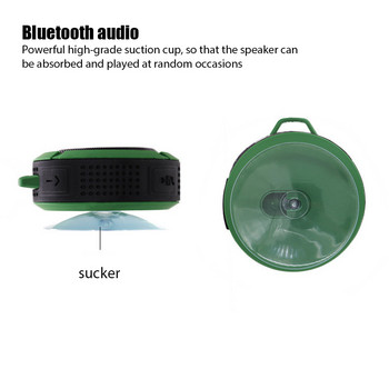 Φορητό ηχείο Bluetooth Ασύρματα αδιάβροχα ηχεία ντους για τηλέφωνο Bluetooth Sound Box Hand Free Ηχείο αυτοκινήτου Μεγάφωνο