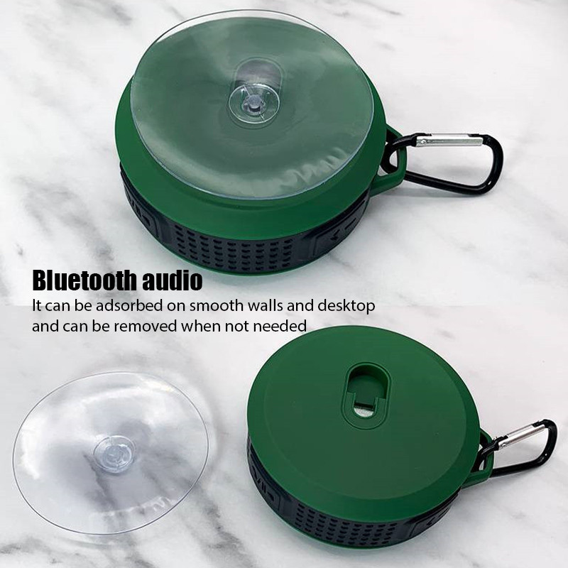 Mini difuzor portabil Bluetooth C6, impermeabil pentru sport în aer liber, difuzor mic de petrecere, apeluri fără fir pentru mașină, mâini libere și ventuză