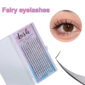 120 de grupuri de gene false individuale O formă prefabricată gene evantai volum gene lungi naturale extensie instrumente de machiaj pentru ochi