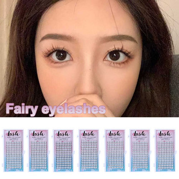 120 Clusters Individual False Eyelashes A Shape Premade Volume Fan Eyelashes Natural Long Eyelashes Extension Eye Eye Makeup Tools