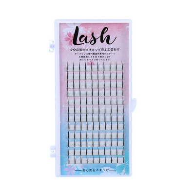 120 de grupuri de gene false individuale O formă prefabricată gene evantai volum gene lungi naturale extensie instrumente de machiaj pentru ochi