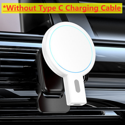 Încărcătoare fără fir magnetice pentru mașină de 100W Suport pentru telefon cu ventilație pentru iphone 14 13 12 11 8 Pro Max Incarcator Macsafe Stație de încărcare rapidă