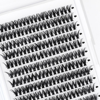 240 τμχ CD Curl Ψεύτικες γυναίκες Κορίτσια Ψεύτικες βλεφαρίδες Επαγγελματικές Ατομικές Βλεφαρίδες Εργαλείο μακιγιάζ Μαλακό φυσικό look Wispy για αρχάριους