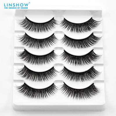 Szempilla 3D Mink Thick Lashes Crisscrooss Super Soft Full Strips Eyelash Individual Lashes Smink Szempilla kellékek Szempilla szett