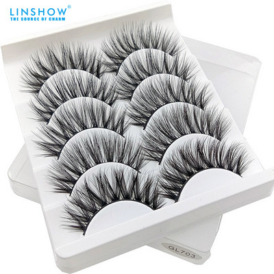 Szempilla 3D Mink Thick Lashes Crisscrooss Super Soft Full Strips Eyelash Individual Lashes Smink Szempilla kellékek Szempilla szett
