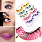 5 pari/kutija Umjetne trepavice Meke, udobne za nošenje, Imitacija nerca, Gusta pretjerana ljepota, Umjetne trepavice za pozornicu