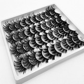 Fluffy 20 pari nježnih umjetnih trepavica bez mirisa Jednostavna upotreba Umjetne trepavice koje se ne truse za žene