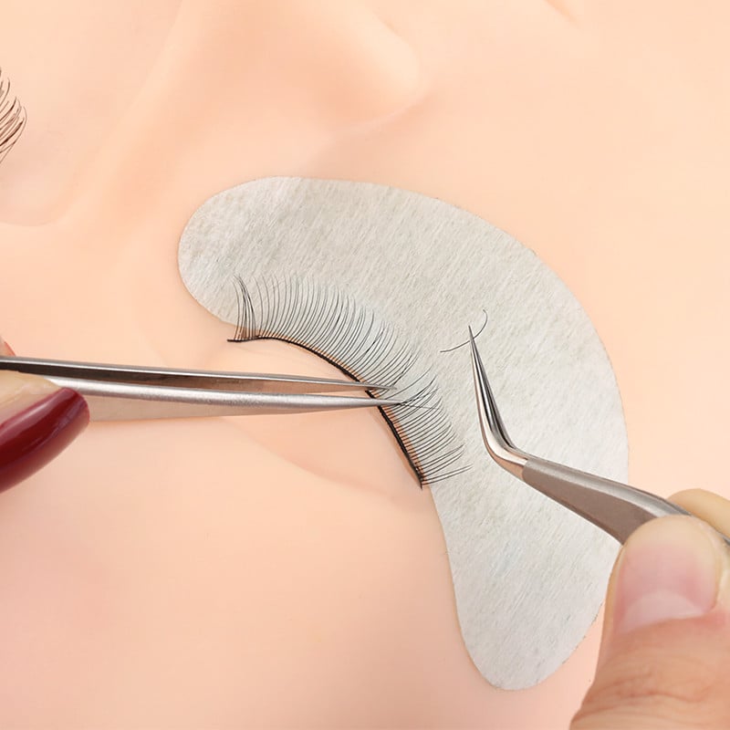 Komplet za obuku nadogradnje trepavica za početnike Vježbajte umjetne trepavice Silikonska manekenska glava Vaga Jastučići za oči Setovi za nadogradnju trepavica