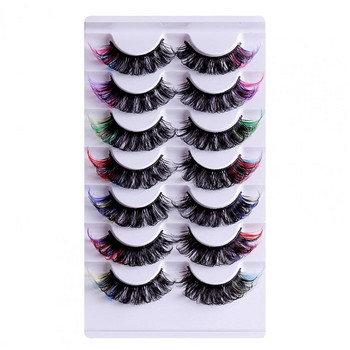Faux Eyelashes Μοντέρνα χρωματιστά Exquisite Μακιγιάζ Faux Eyelashes Supplies for Club