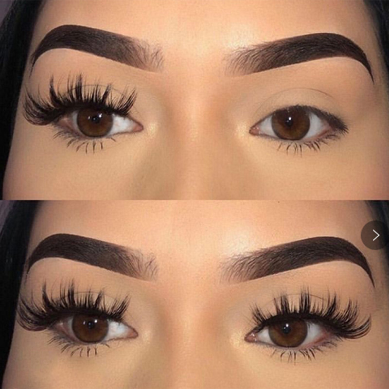 5 pari 3D prirodnih trepavica Umjetne trepavice Meke, guste, duge, pramenove, paperjaste trepavice Pribor za nadogradnju trepavica Alati za šminkanje