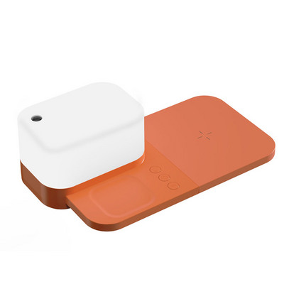 100W bežični punjač, postolje, ovlaživač zraka za iPhone 14 13 12 11 XR 8 Airpods Pro Samsung 3 u 1 stanica za brzo punjenje