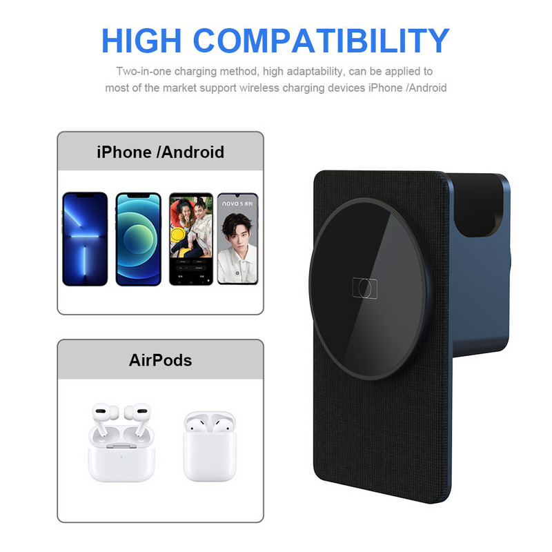 Încărcătoare magnetice fără fir de 100W Suport pentru telefon cu ventilație de mașină pentru iPhone 12 13 14 Pro Max încărcător Airpods Stație de încărcare rapidă