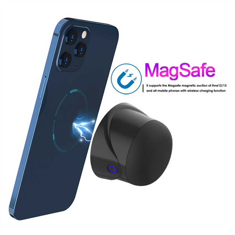 Mini magnetski Bluetooth zvučnik Prijenosna glasna zvučna kutija Leteći tanjur Zvučni subwoofer Automobilski glazbeni player Bežični zvučnik