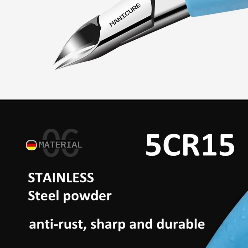 2021NOU Tăiător de unghii Dispozitive de tăiat unghii de la picioare Pedichiură Instrumente de manichiură Seturi de instrumente profesionale de corecție pentru Paronichia încarnată anti-stropire