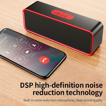 Hifi високоговорители Bt 5.0 силен Dj Bass Мини усилватели 8D високоговорител Ексклузивен аудио бас Висококачествен безжичен събуфер високоговорител