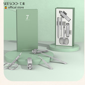 Clipper unghii Set de manichiură din oțel carbon de înaltă calitate Seturi de pedichiură Instrumente profesionale pentru tăierea unghiilor Pilă pentru unghii Set foarfece de machiaj