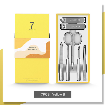 Clipper unghii Set de manichiură din oțel carbon de înaltă calitate Seturi de pedichiură Instrumente profesionale pentru tăierea unghiilor Pilă pentru unghii Set foarfece de machiaj