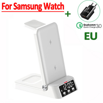 100W 4 σε 1 Ασύρματη βάση φορτιστή Αναδιπλούμενη για iPhone 14 13 12 11 Samsung Galaxy Apple Watch 7/6 Fast Charging Dock Station