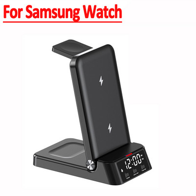 100W 4 σε 1 Ασύρματη βάση φορτιστή Αναδιπλούμενη για iPhone 14 13 12 11 Samsung Galaxy Apple Watch 7/6 Fast Charging Dock Station