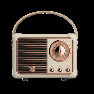 Ρετρό ηχείο Bluetooth Ασύρματο υπογούφερ φόρτισης USB Vintage ραδιόφωνο FM Κλασική διακόσμηση Ηχεία Mini Travel Music Player