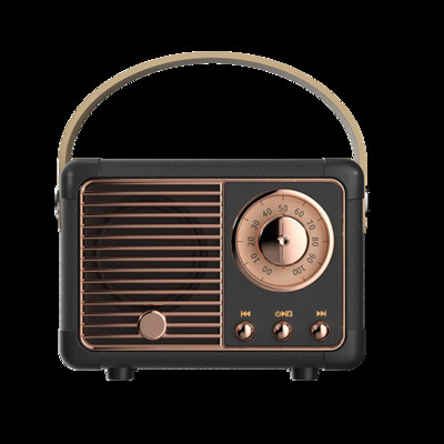 Ρετρό ηχείο Bluetooth Ασύρματο υπογούφερ φόρτισης USB Vintage ραδιόφωνο FM Κλασική διακόσμηση Ηχεία Mini Travel Music Player