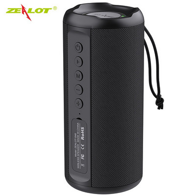 Zealot S46 Difuzor portabil fără fir Coloană Bluetooth Impermeabil 6 ore 10w Difuzor de sunet super puternic pentru telefon card TF