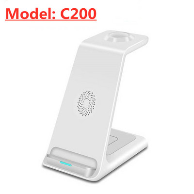 100W 3 u 1 stalak za bežični punjač za Apple Watch 8 7 AirPods iPhone 14 13 12 11 XS XR Indukcijska stanica za brzo punjenje