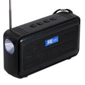 Difuzoare solare fără fir pentru exterior cu încărcare solară multifuncțională cu radio FM și lanternă Suport TF și disc USB