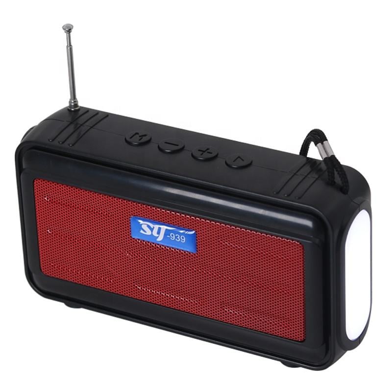 Difuzoare solare fără fir pentru exterior cu încărcare solară multifuncțională cu radio FM și lanternă Suport TF și disc USB