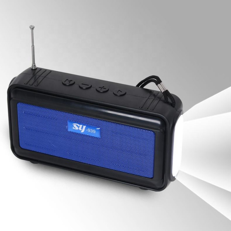 Difuzoare solare fără fir pentru exterior cu încărcare solară multifuncțională cu radio FM și lanternă Suport TF și disc USB