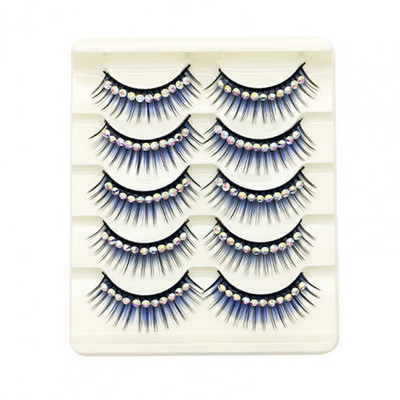 1 kutija Umjetne trepavice Lijepa šminka Ljepota Umjetne trepavice Umjetne trepavice od kemijskih vlakana