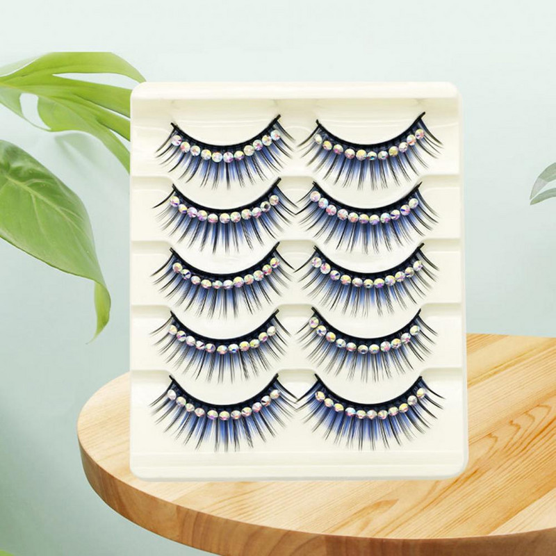 1 kutija Umjetne trepavice Lijepa šminka Ljepota Umjetne trepavice Umjetne trepavice od kemijskih vlakana