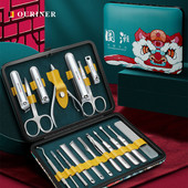 Set de tăietoare artistice pentru unghii Foarfece pentru unghii Foarfece pentru unghii Cuțit pedichiură cu canelura pentru unghii Foarfece din oțel inoxidabil pentru uz casnic original