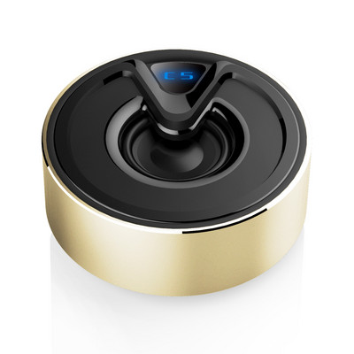 Difuzor Bluetooth fără fir cu subwoofer Mini difuzor rotund de înaltă fidelitate Portabil conectat TWS 1+1 Audio, mâini libere