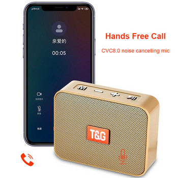 2020 Νέο μίνι φορητό ηχείο Bluetooth Μικρό ασύρματο υπογούφερ μουσικής στήλης Ηχεία USB για τηλέφωνα με ραδιόφωνο TF FM TG166