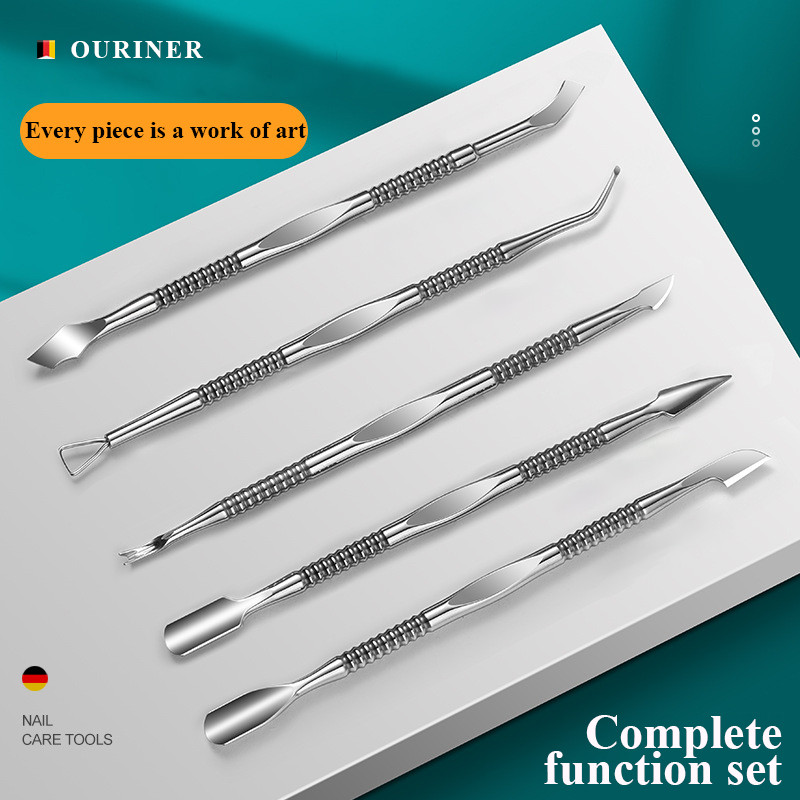 Set de manichiură de înaltă calitate 16 în 1 Kit cu funcții complete Seturi profesionale de pedichiură din oțel inoxidabil cu carcasă portabilă Idee cadou